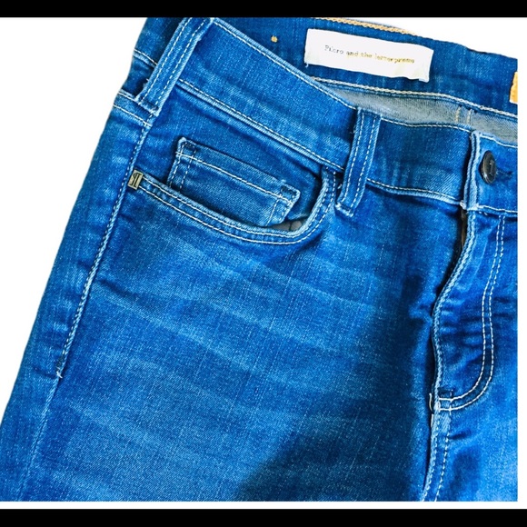 PILCRO (Anthropologie) Serif Legging Skinny Jean With Pockets Denim Blue Size 27 - Picture 6 of 12
